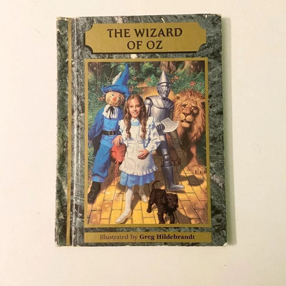 Vintage 1991 The Wizard of  Oz Illustrated By Greg Hildebrandt L Frank Baum - Picture 16 of 16